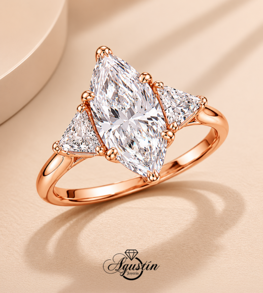 Anillo 3 Diamantes